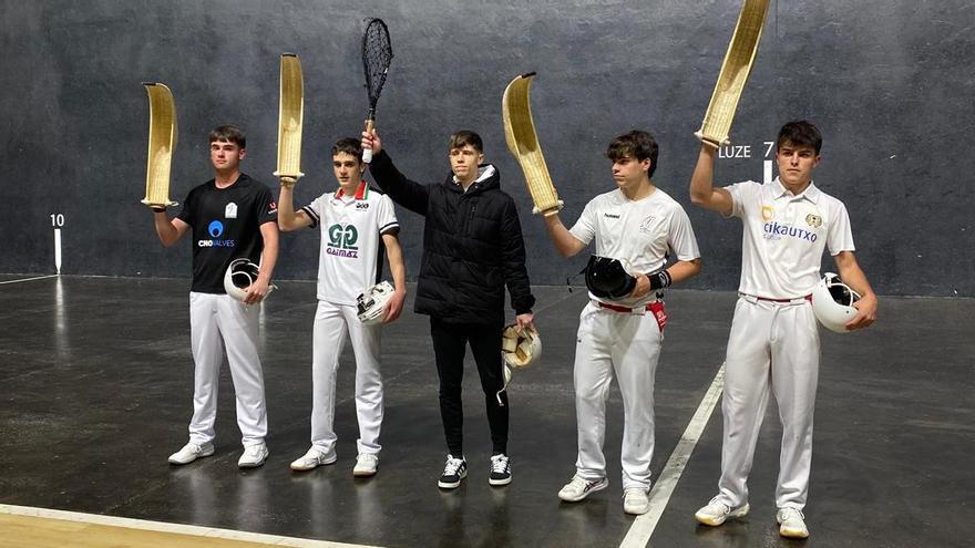 Durango da pistoletazo de salida al campeonato Euskal Jaia de Cesta Punta