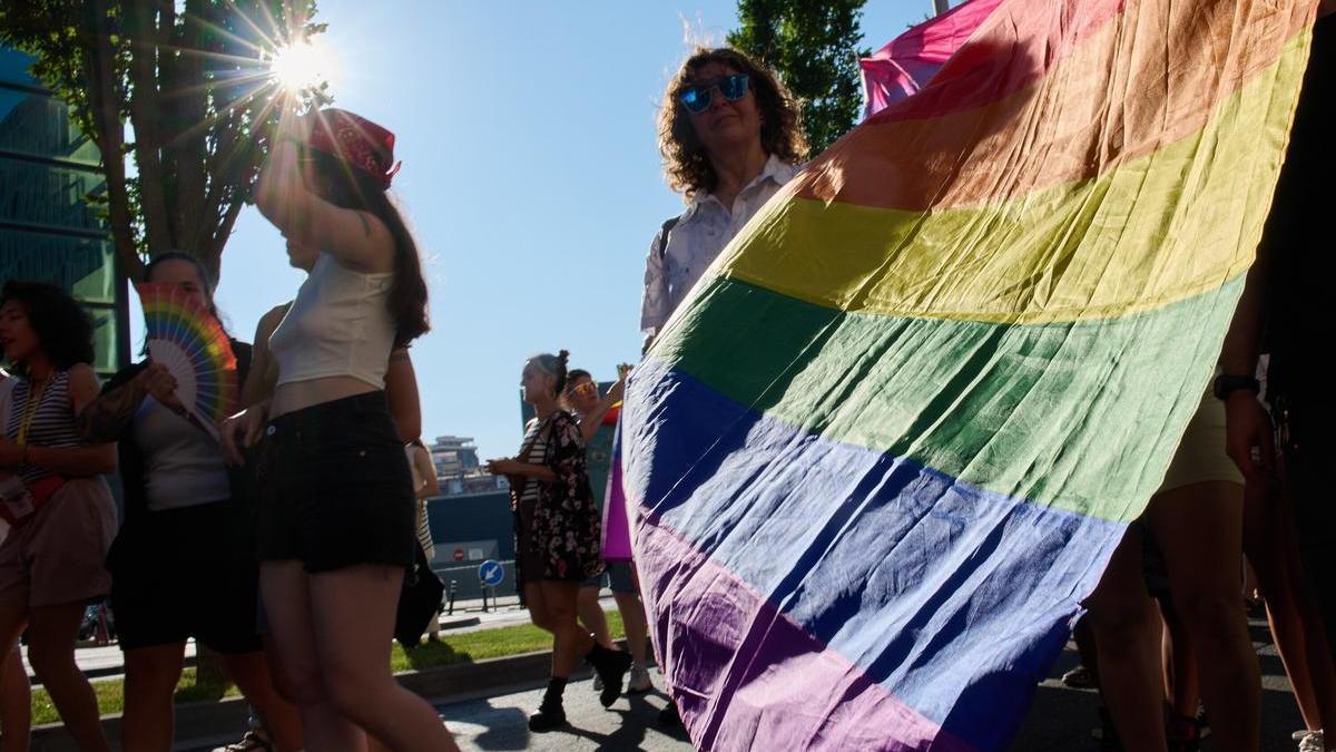 Imagen de archivo de una marcha con motivo del Día del Orgullo LGTBI+