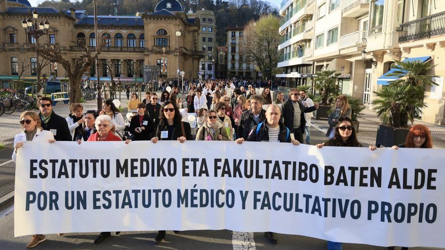 Los médicos vascos vuelven a la huelga sin un horizonte de acuerdo con el Ministerio de Sanidad