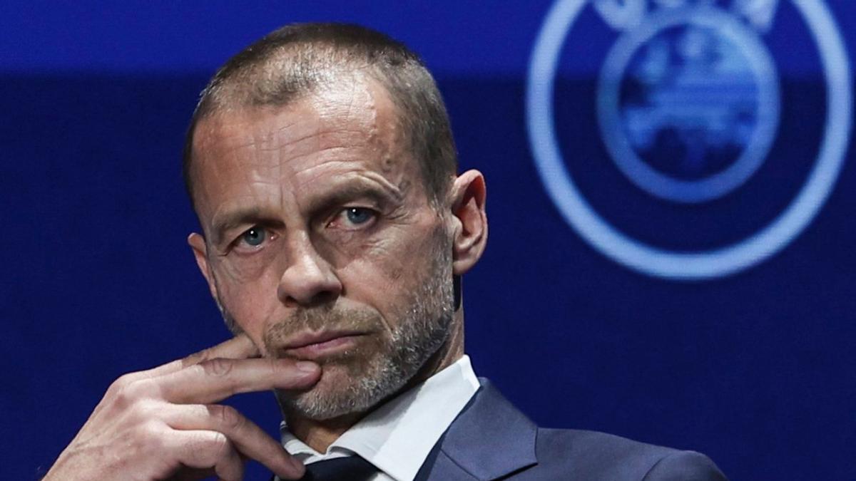 Aleksander Čeferin, presidente de la UEFA.