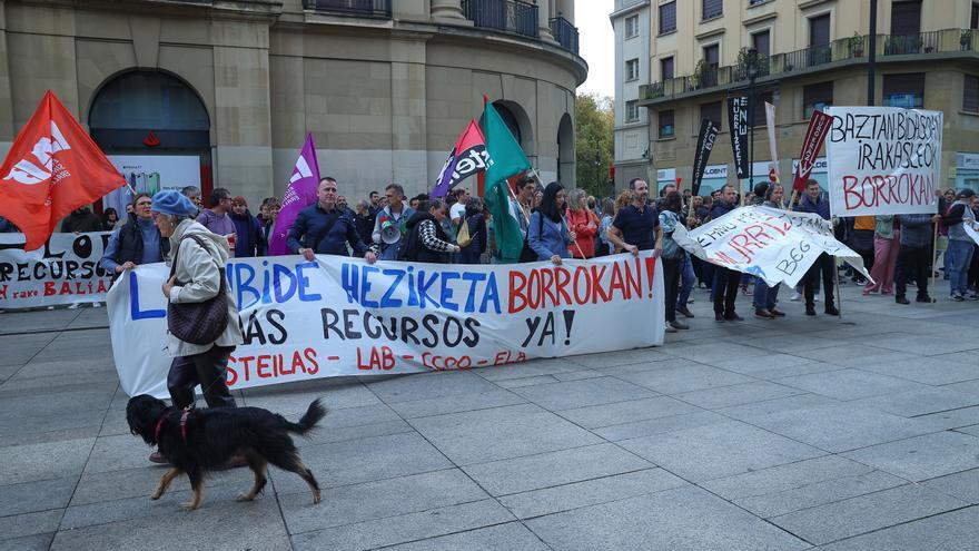 Tercera jornada de huelga: el profesorado de FP exige al Gobierno de Navarra más inversión