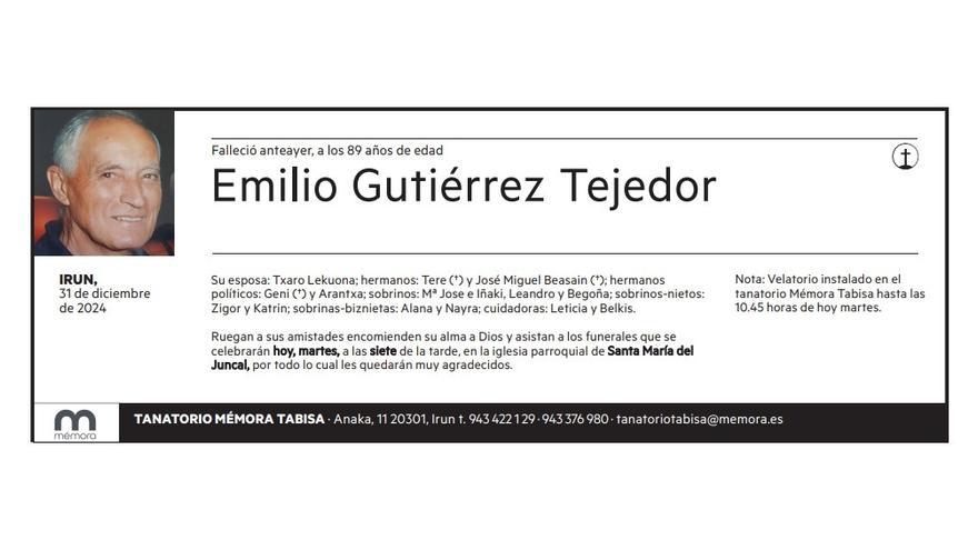 Emilio Gutiérrez Tejedor