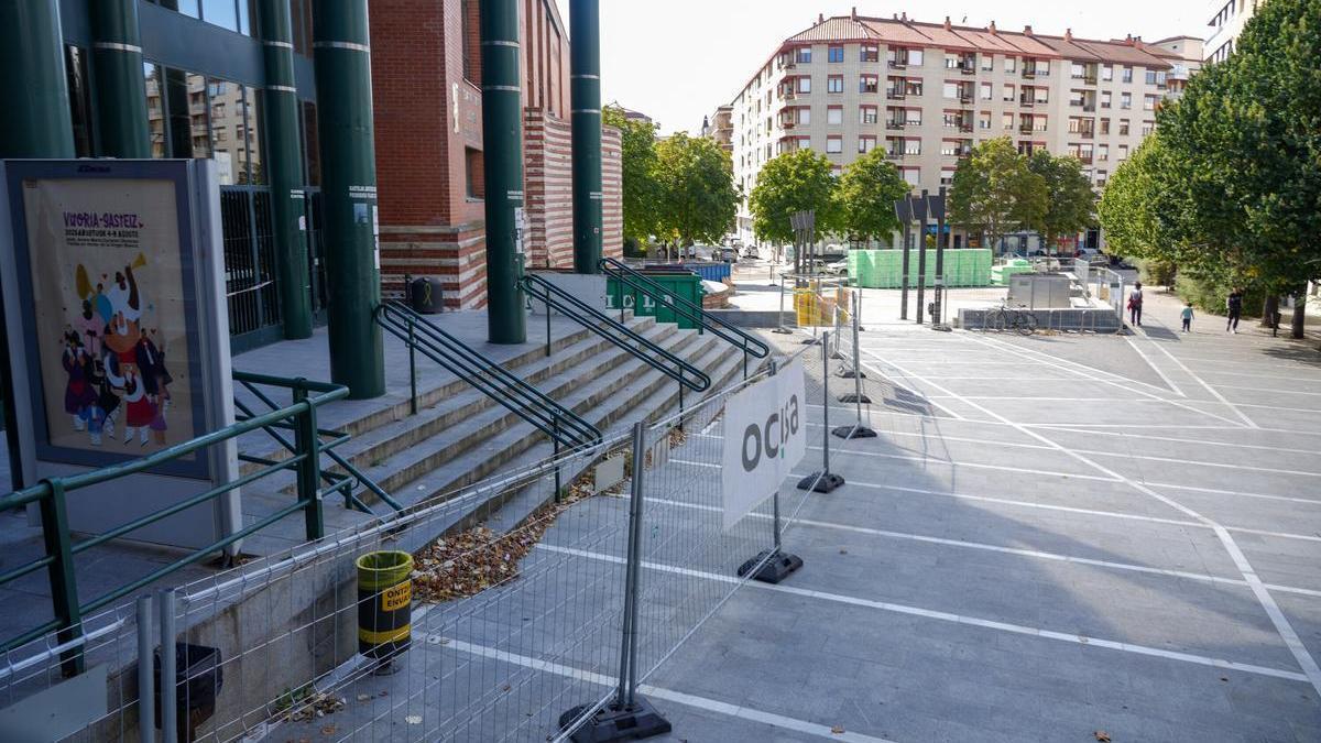 El centro cívico Judimendi se encuentra en obras