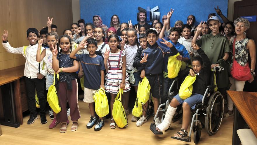 La FNMC recibe a los niños saharauis del programa Vacaciones en Paz