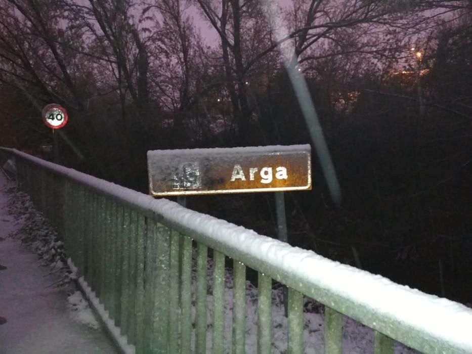 Imágenes de Pamplona y comarca este sábado cubiertas de nieve