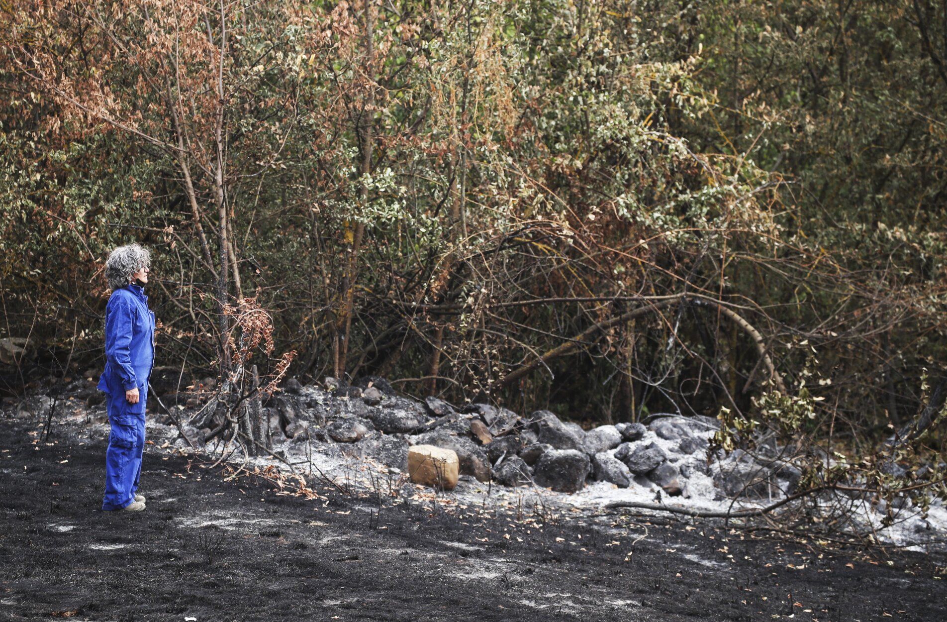 Las Médulas, arrasadas por el fuego: un paisaje desolador