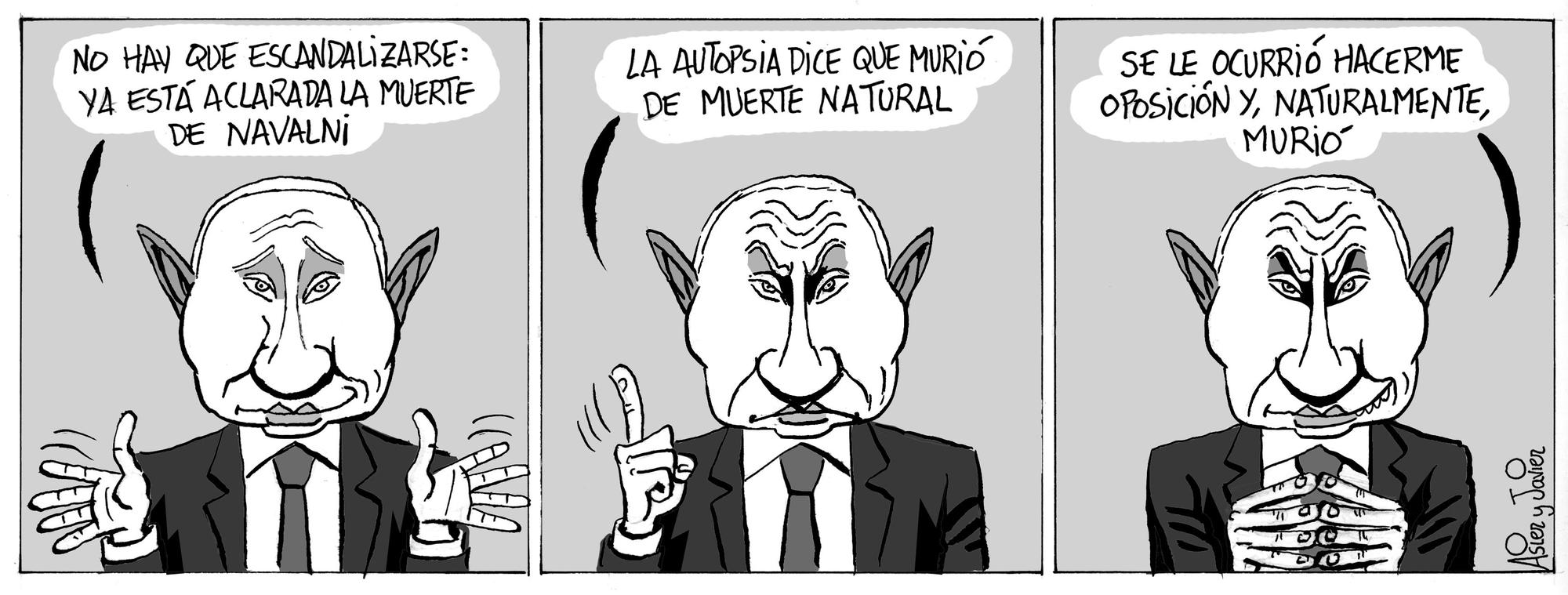 La tira de Asier y Javier del sábado 17 de febrero