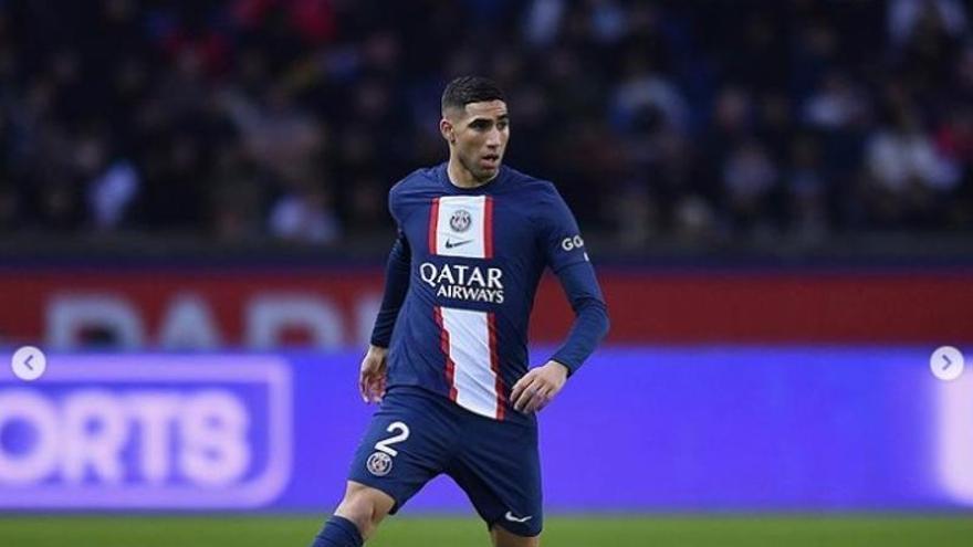 Imputan una violación al jugador del PSG Achraf Hakimi