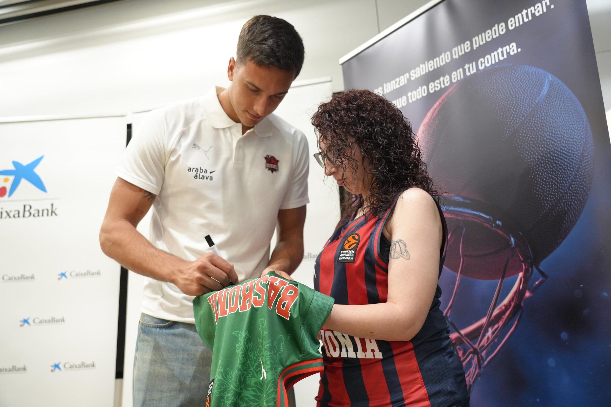 Matteo Spagnolo, presentado como jugador del Baskonia