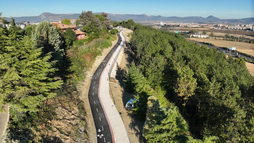 Navarra agota los fondos europeos para construir una red de conexiones ciclables y peatonales en la Comarca de Pamplona