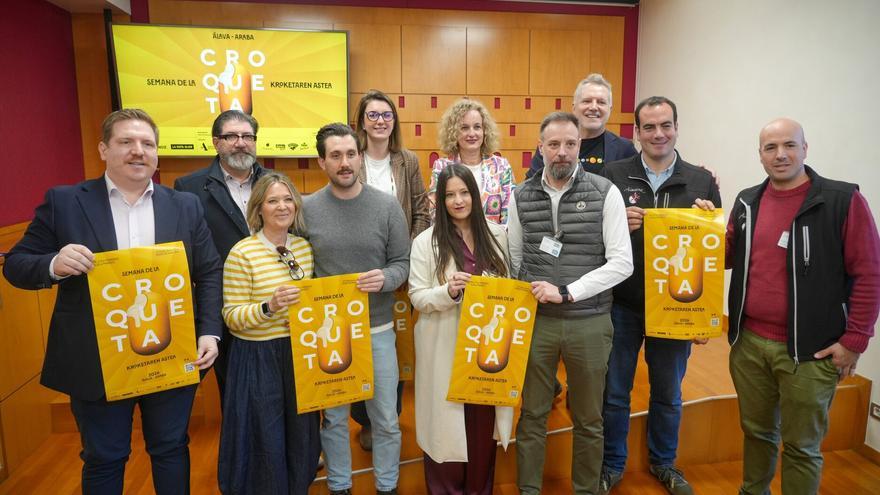 44 establecimientos participan en la Primera Semana de la Croqueta de Álava