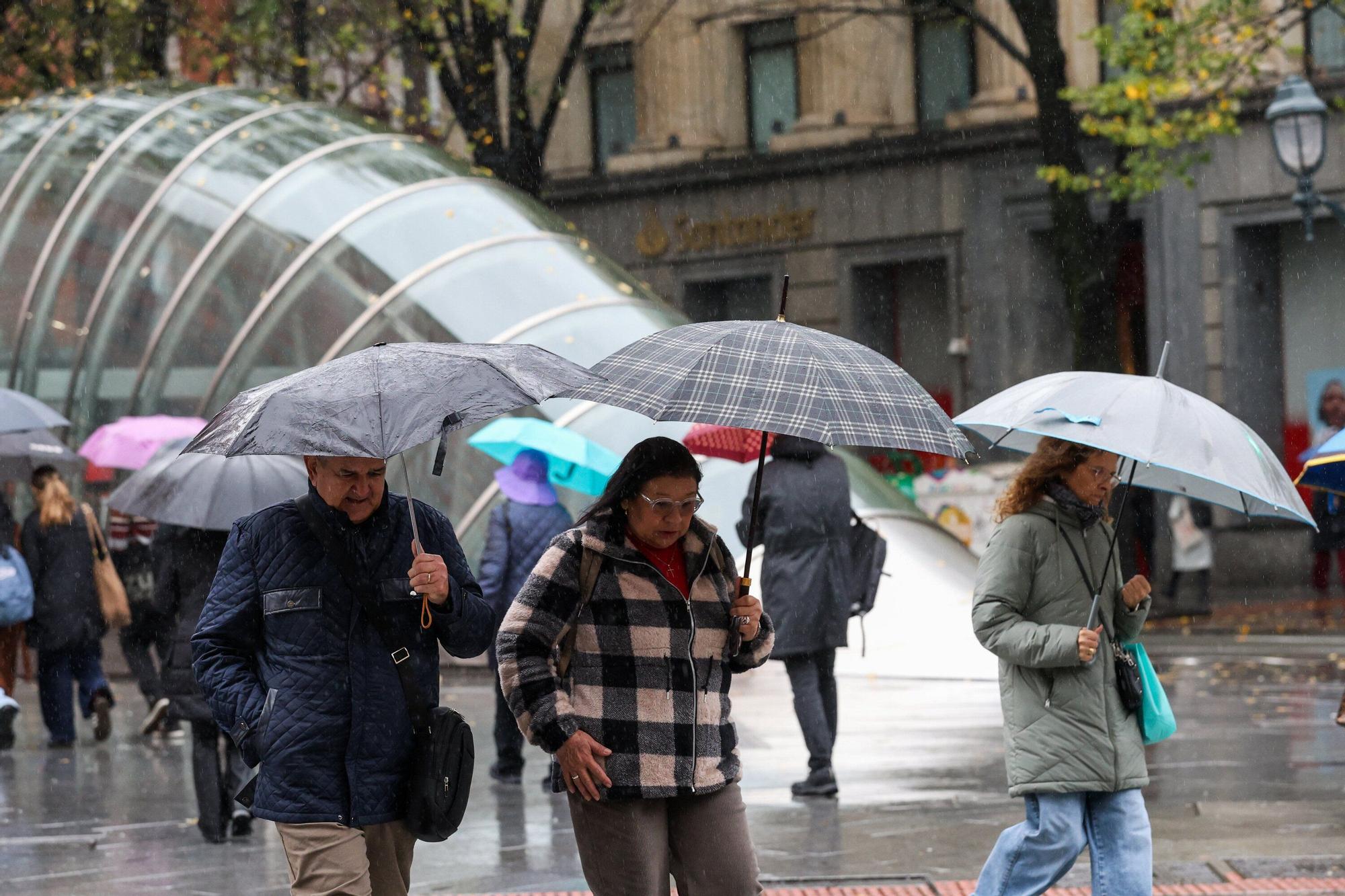 Temporal de frío, granizo y nieve en Bizkaia