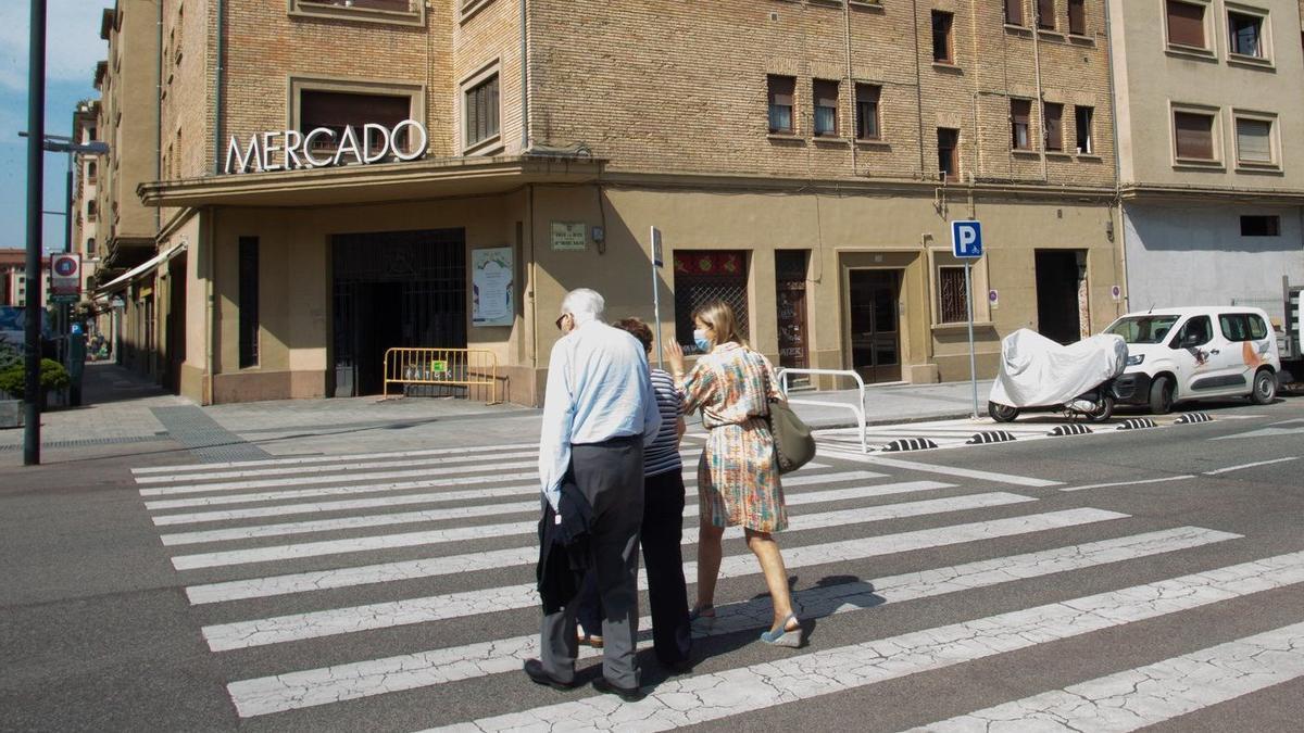 Obras realizadas para la mejora del mercado del Ensache.