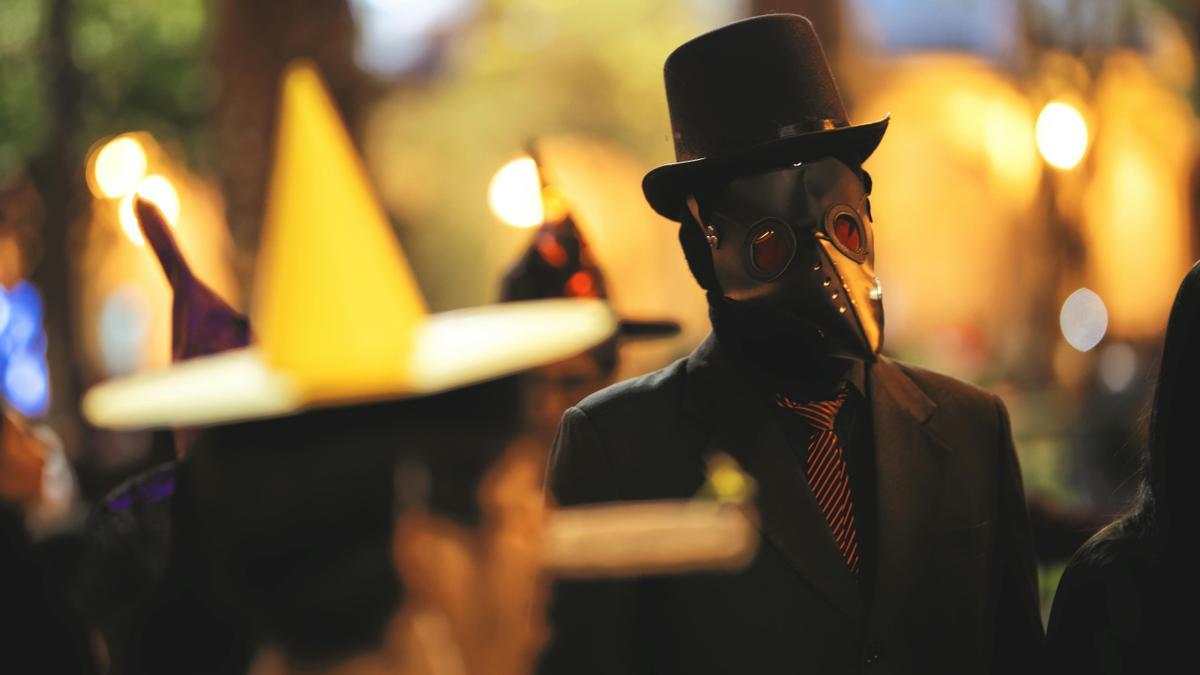 Imagen de una fiesta con temática Halloween Imagen de una fiesta con temática Halloween