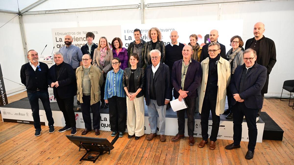 Apertura de los ‘II Encuentros de Navarra. La vivienda que queremos’.