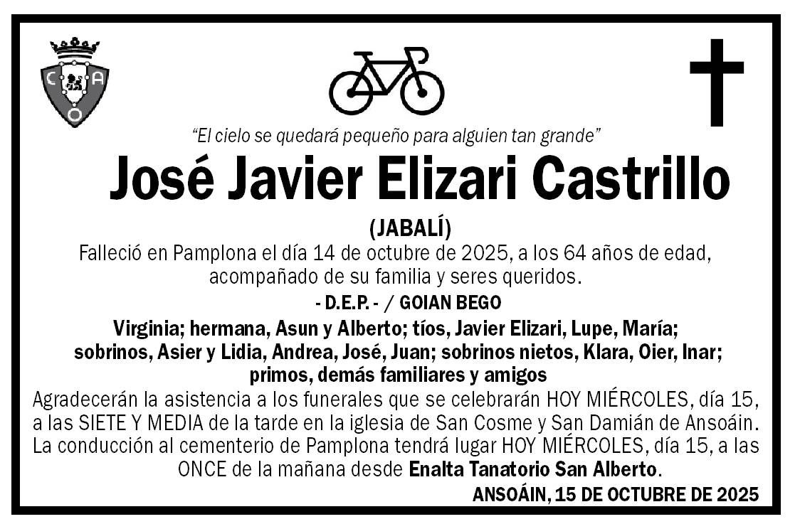 José Javier Elizari Castrillo