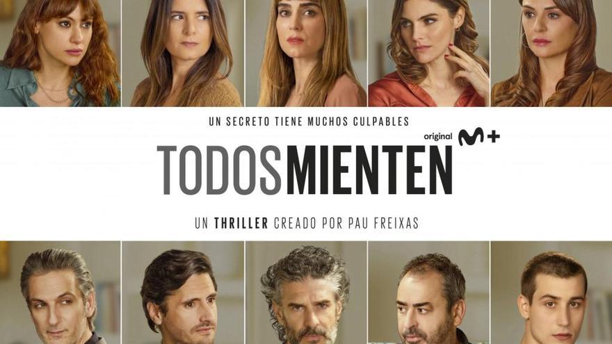 Elenco de &#039;Todos mienten&#039;.