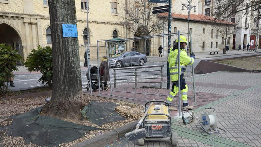 Cambios en las villavesas por las obras de Sarasate: desde el jueves estas son las líneas diurnas modificadas