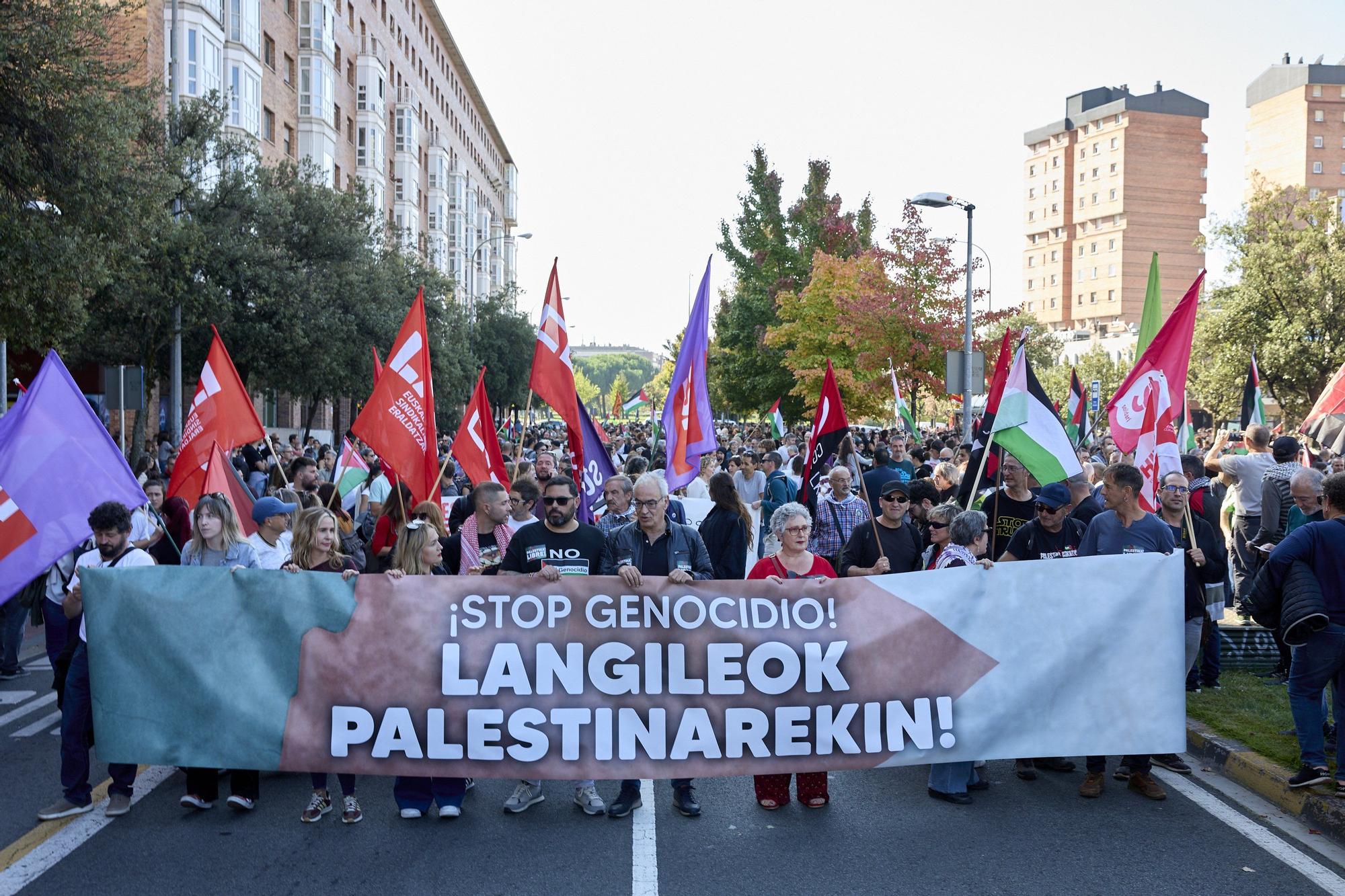 Huelga y paros en solidaridad con Palestina durante este miércoles en Navarra