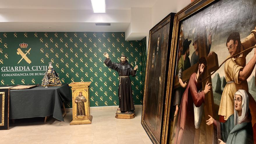 Recuperan 30 obras de arte del monasterio de Belorado que las monjas pretendían vender