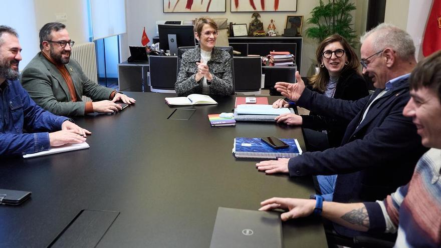 Gobierno de Navarra y UGT remarcan "la importancia de coordinar políticas progresistas y diálogo social"