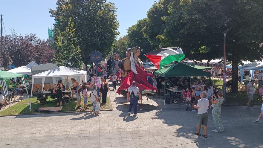 Diversión a pleno sol por San Nikolas en Portugalete