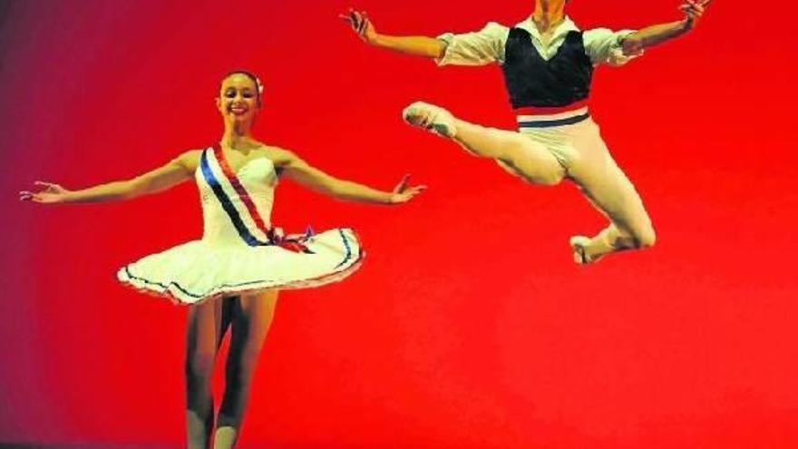 Homenaje a los bailarines vascos