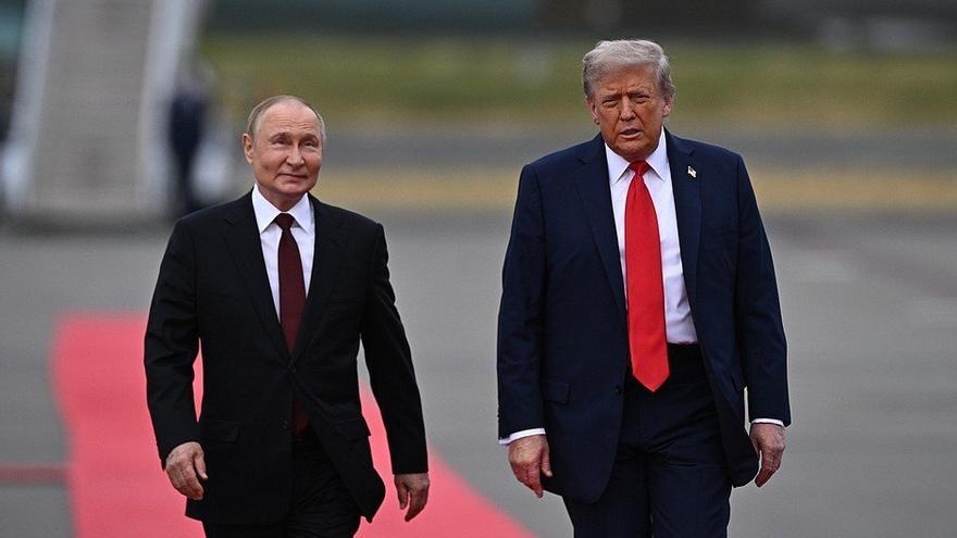 Donald Trump y Vladimir Putin se reúnen en Alaska bajo el lema &#039;Persiguiendo la paz&#039;