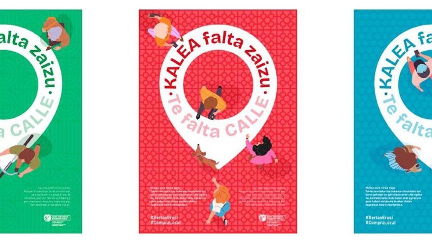 Kaleko bizitza eta tokiko merkataritzaren balioa aldarrikatzeko kanpaina hasi du Jaurlaritzak