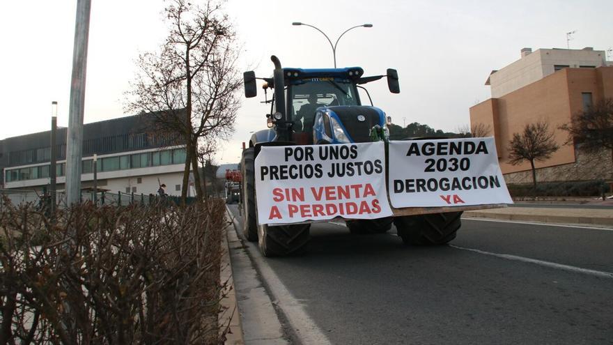 La protesta agraria en Navarra pide “respeto” y asegura que “sigue activa y con fuerza”