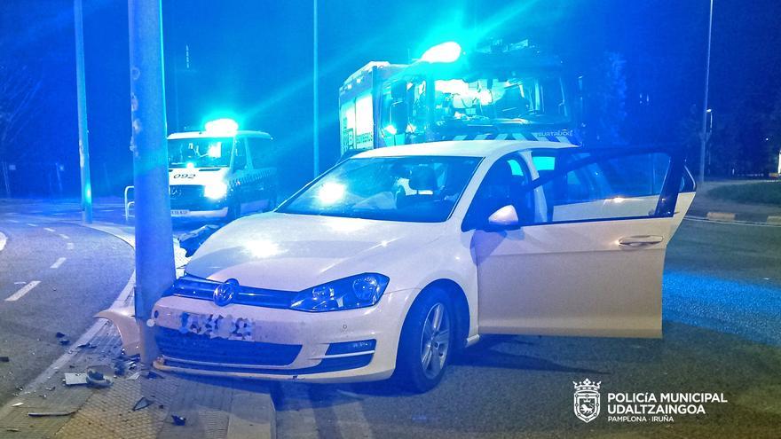 20 conductores retirados de la circulación el fin de semana en Pamplona