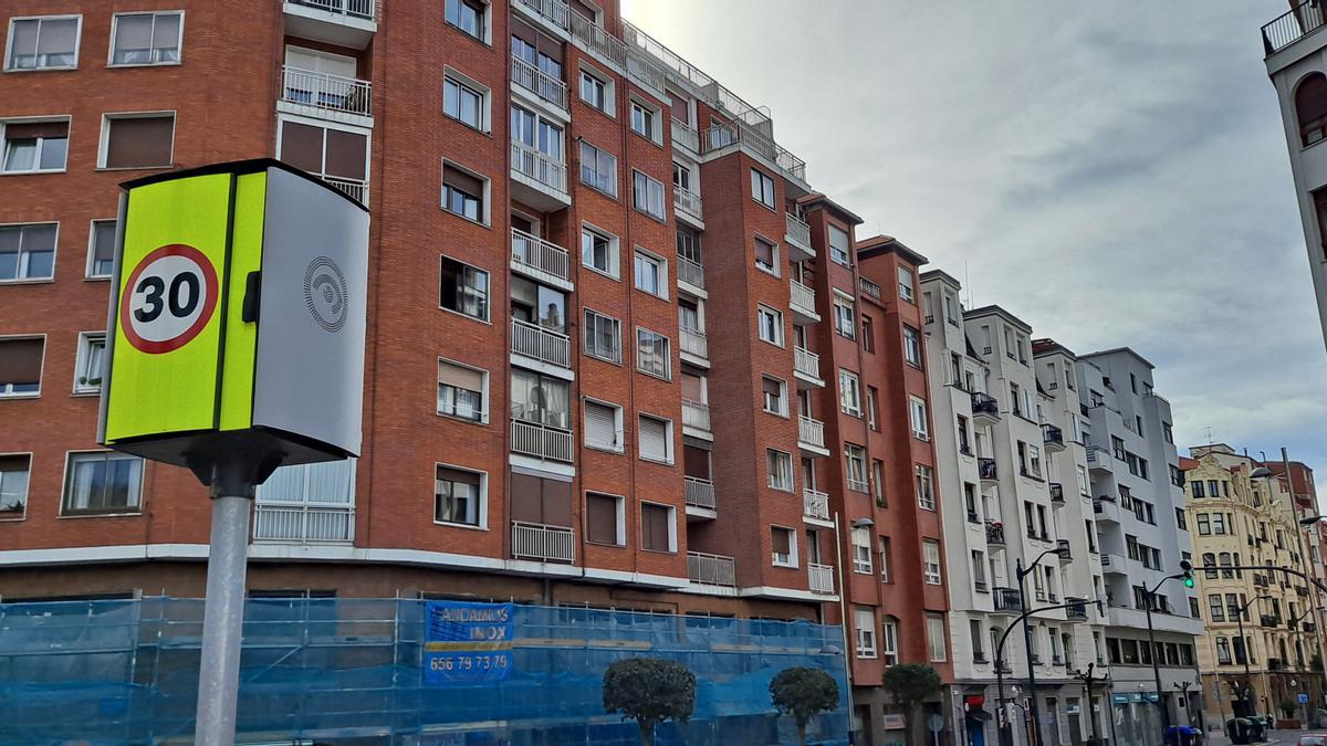 Bilbon kokatutako abiadura kontrolatzeko radarra.