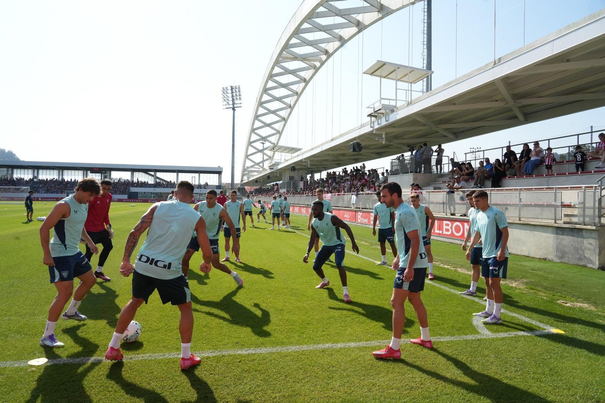 2.500 seguidores arropan al Athletic en Lezama