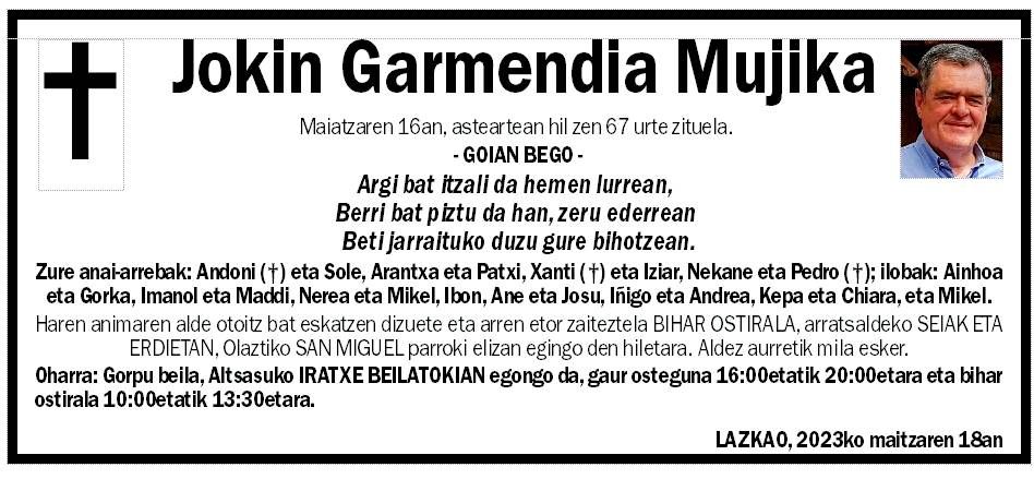 Jokin Garmendia Mujika