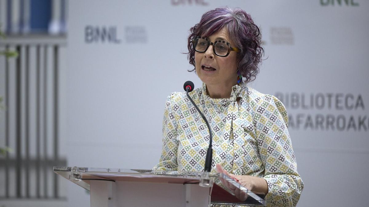 La consejera Esnaola en un acto anterior.