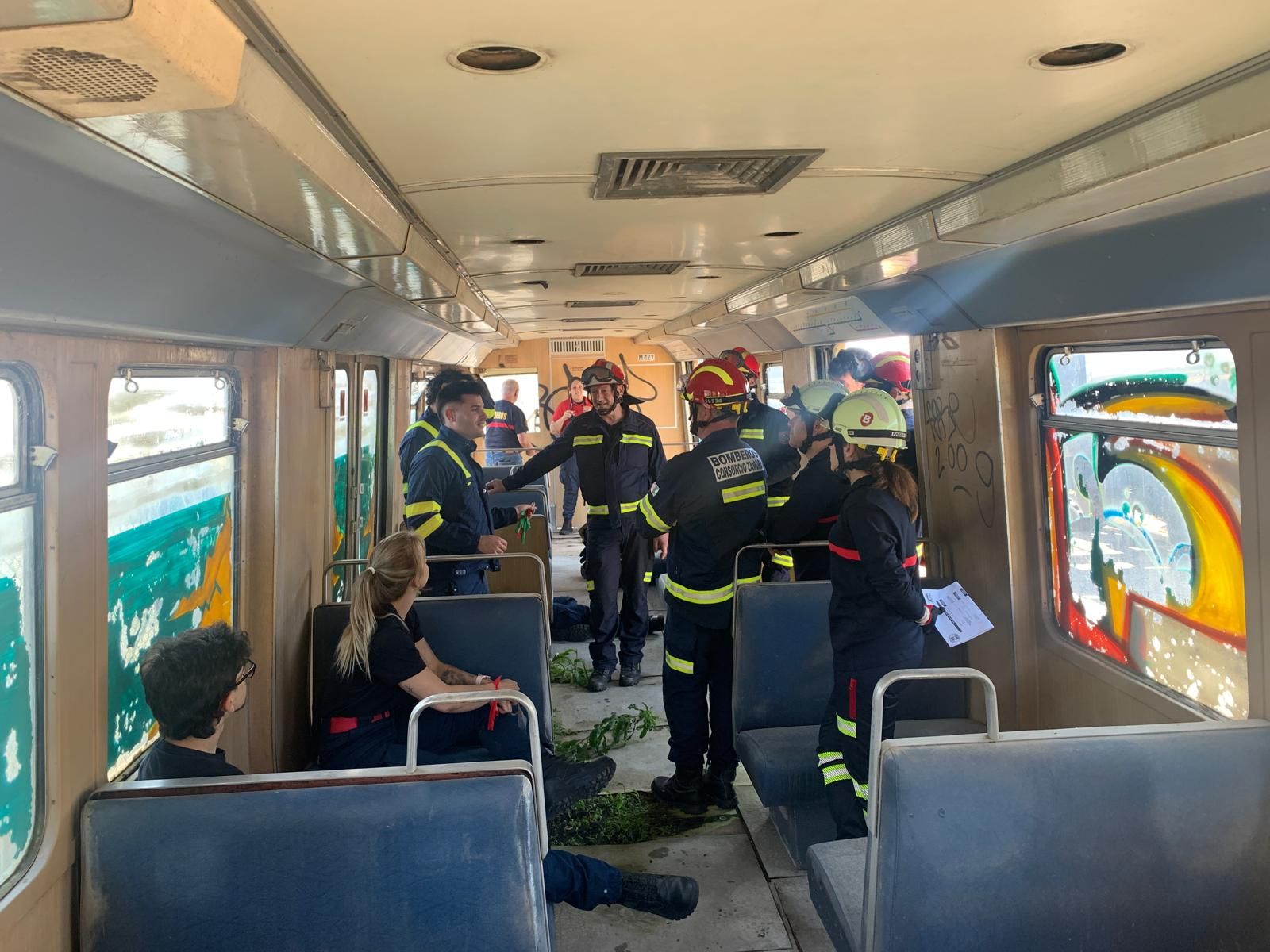 En imágenes: Protección Civil devuelve la visita a los bomberos de Portugal