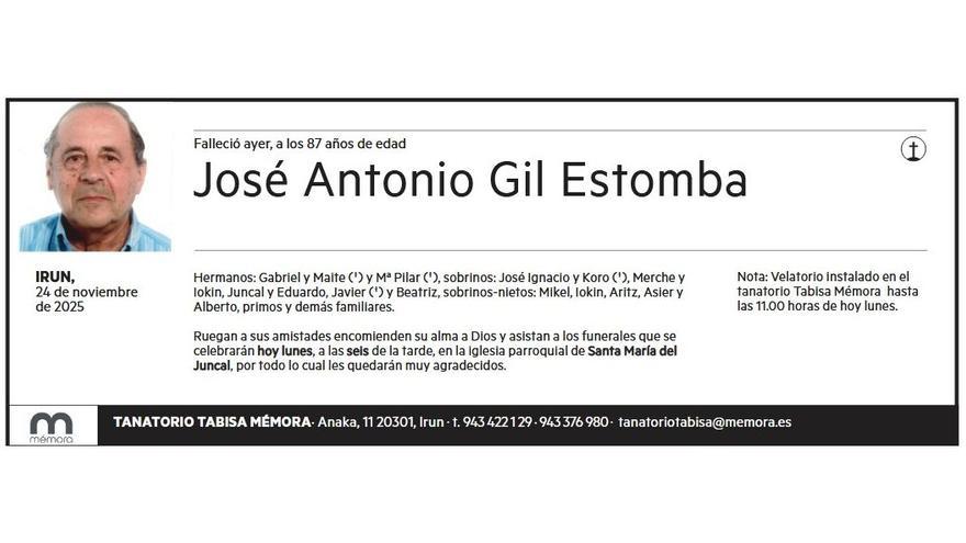 JOSE ANTONIO GIL ESTOMBA