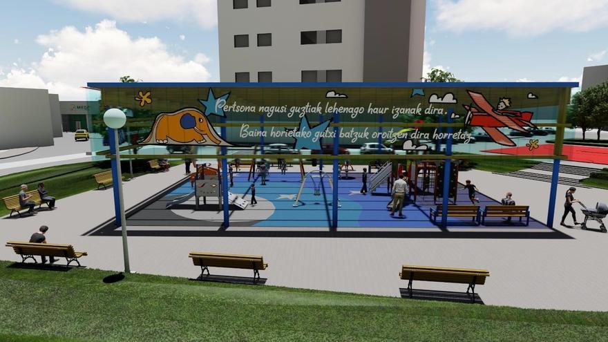 Así quedará la Plaza Intxaurtxueta de Rekalde
