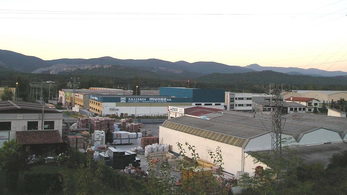 Vista del polígono Ondarria, en Altsasu.