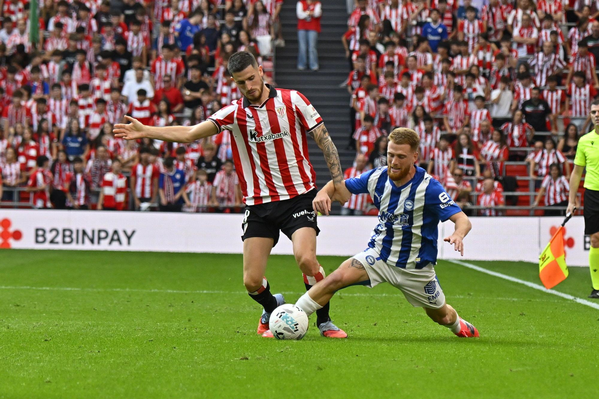 En imágenes: Así está siendo el derbi entre Athletic y Alavés en San Mamés
