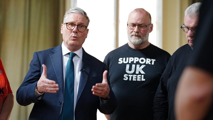 Starmer anuncia la nacionalización de la siderúrgica British Steel