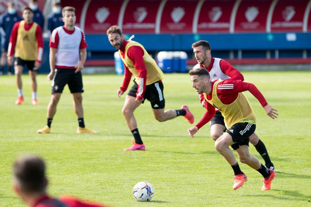 Osasuna vuelve al trabajo en Tajonar