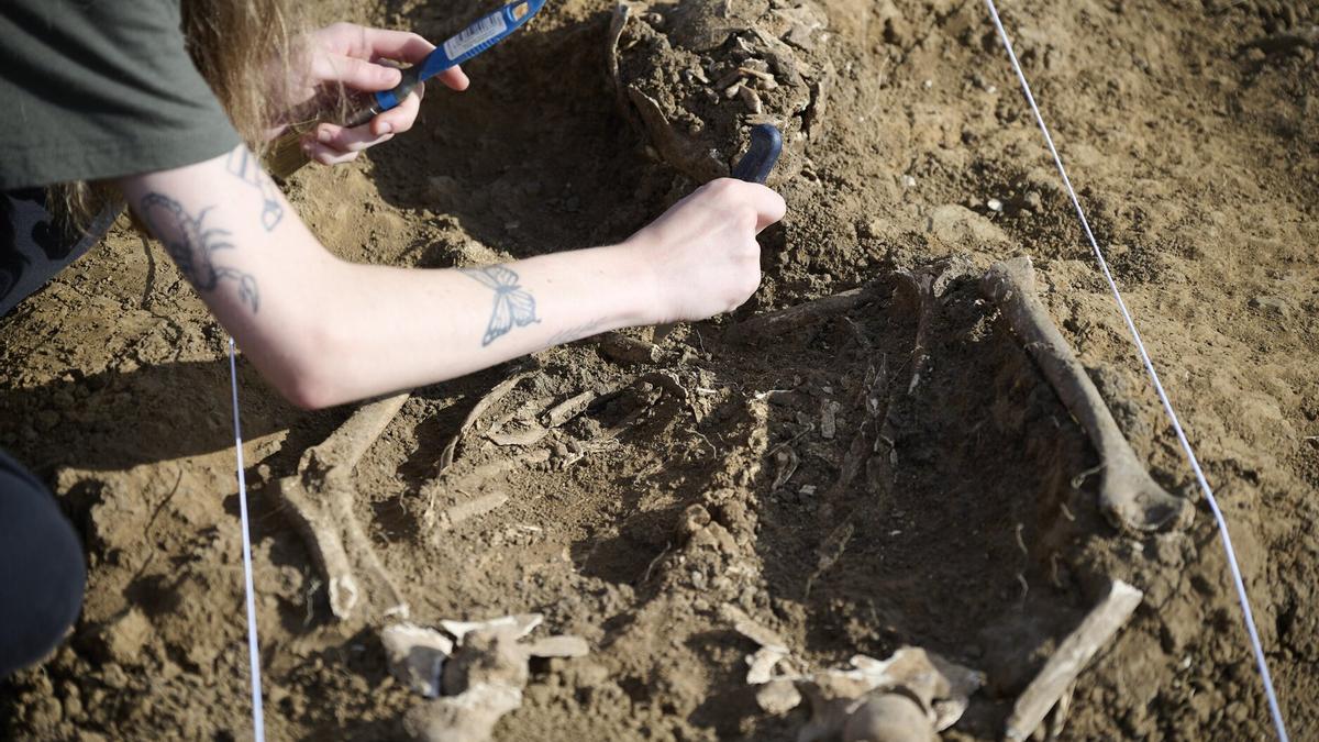 Los restos corresponden a dos varones que fueron asesinados