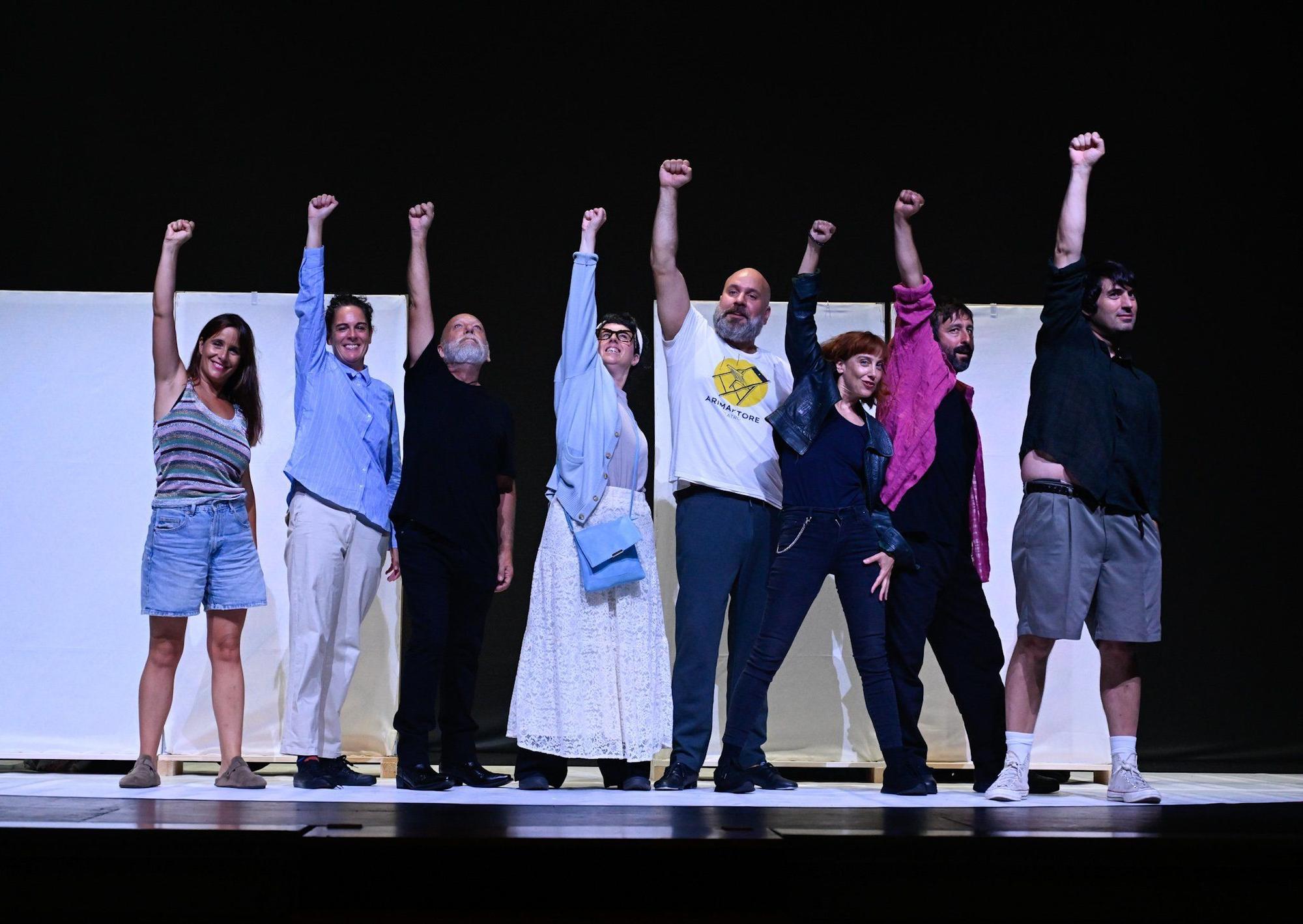En imágenes: presentación de una escena de la comdeia musical 'Confeti. El regreso'