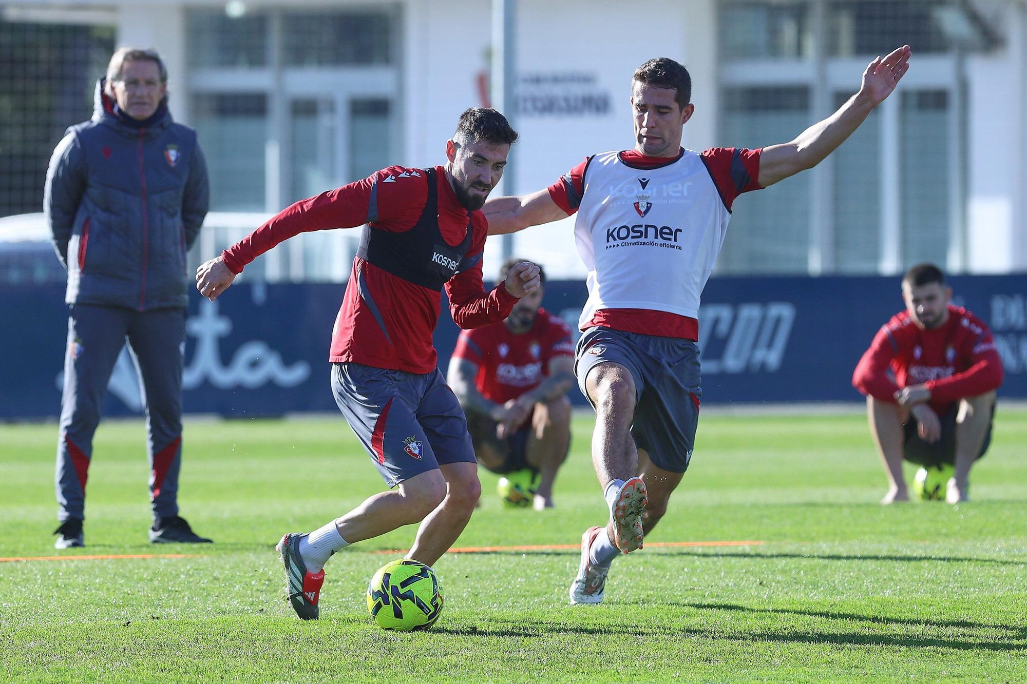 Fotos del entrenamiento de Osasuna de este martes 9 de diciembre