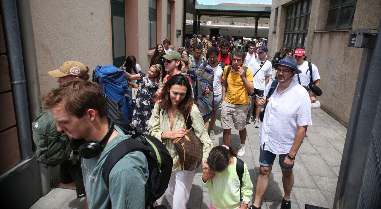 Los primeros turistas llegan a Pamplona para disfrutar de San Fermín 2023