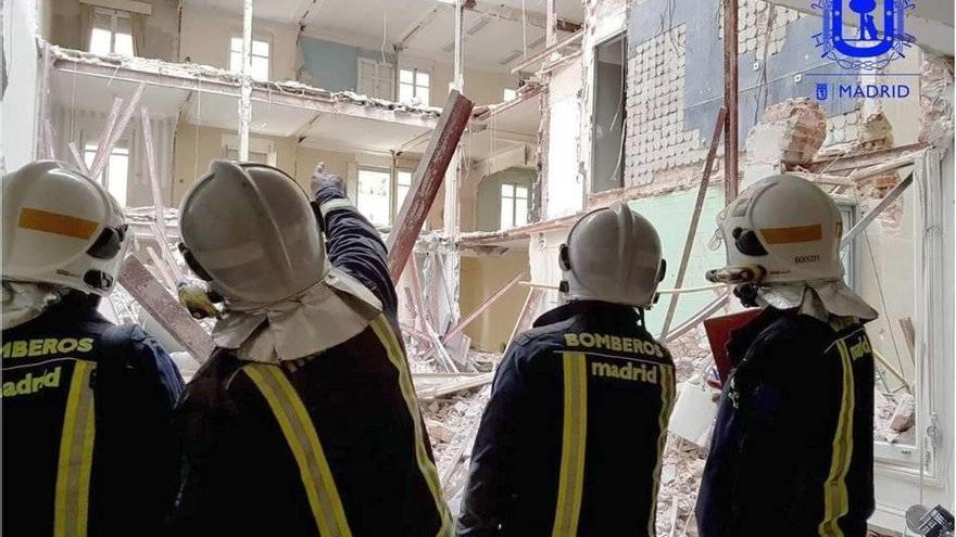 Fotografía publicada en la cuenta de twitter de Bomberos Madrid.