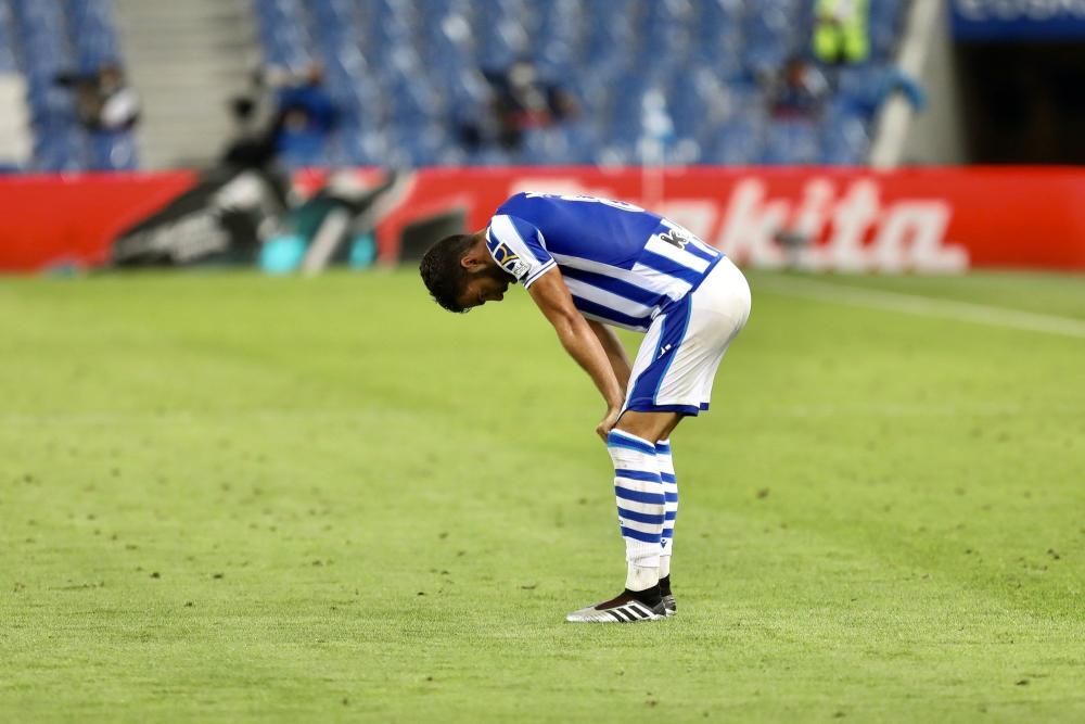 Partido disputado en Anoeta entre Real Sociedad y Real Madrid.