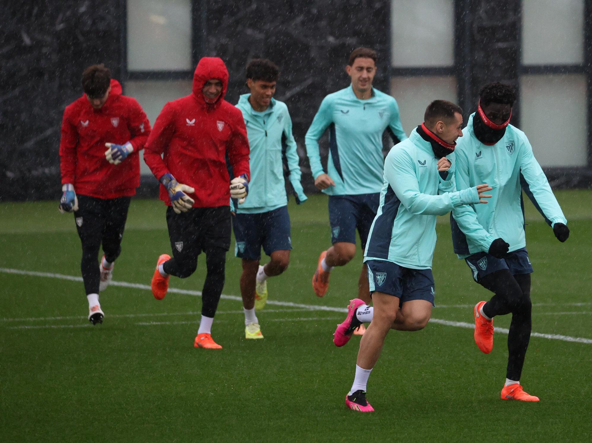 Entrenamiento del Athletic en Lezama