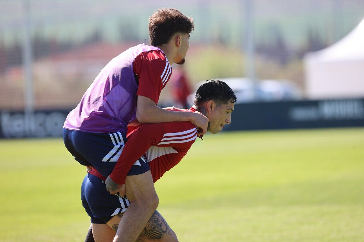 Entrenamiento de Osasuna del 18 de abril